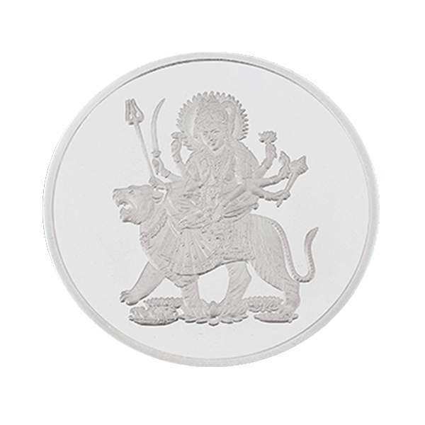 IGMM 12 (Front) Maa Durga Silver Coin